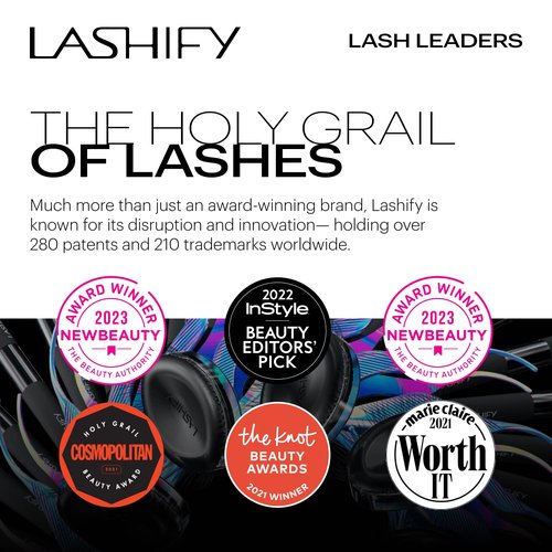 Lashify Drama Plus+ 12mm Gossamer Eyelash Extensions Refill in Black, Easy DIY False Lashes for the Most Delicate, Natural and Long Lasting Look