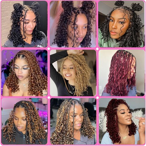 B-Fashion Human Braiding Hair for Boho Braids Deep Wave Bulk Human Hair for Braiding 22 Inch 2 Bundles 100G 100% Brazilian Wet and Wavy Curly Human Hair Braiding Hair Extensions No Weft Bundles
