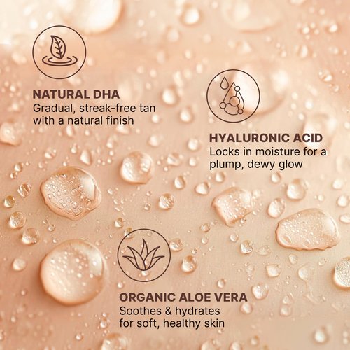 Bronzing Face Tanner Spray Mist, Sunless Face Tanning Water, USA Made with Natural & Organic Ingredients