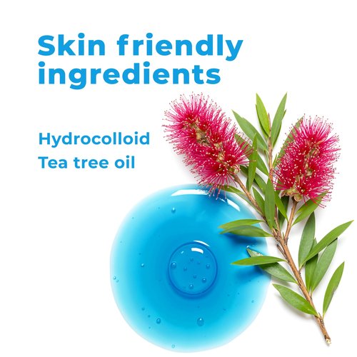 PatchRx Pimple Patches for Face (500 Patches), Hydrocolloid Acne Patches with Tea Tree Oil, Pimple Patch Pimple Stickers - Hydrocolloid Patch Acne Dots - Acne Pimple Patches For Face - Zit Patches
