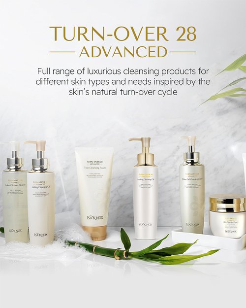 Isa Knox Turnover 28 Advanced (Cleansing Oil, 6.1fl oz) - Makeup Remover Cleansing Oil without Residue by LG Beauty. Gently Melt & Remove Impurities and Heavy Makeup.