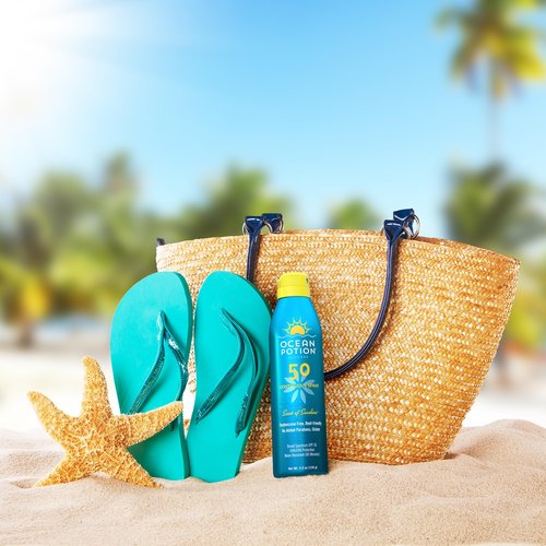 Ocean Potion Sunscreen Body Spray SPF#50 5.5oz C-Spray (Pack of 2)
