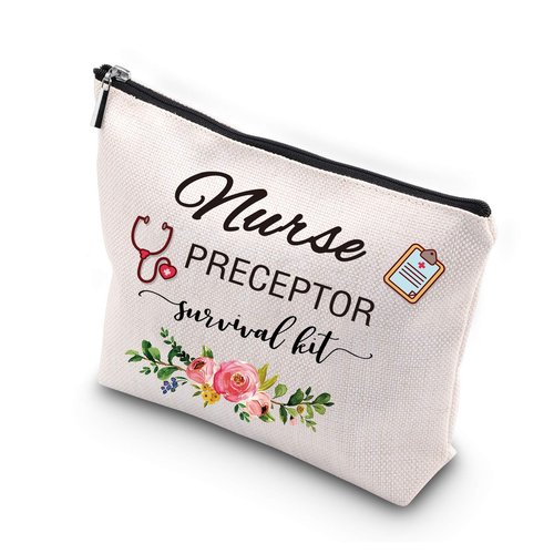 WCGXKO Nurse Preceptor Gift Nurse Preceptor Survival Kit Funny Cosmetics Bag Makeup Bag For Nursing Preceptor