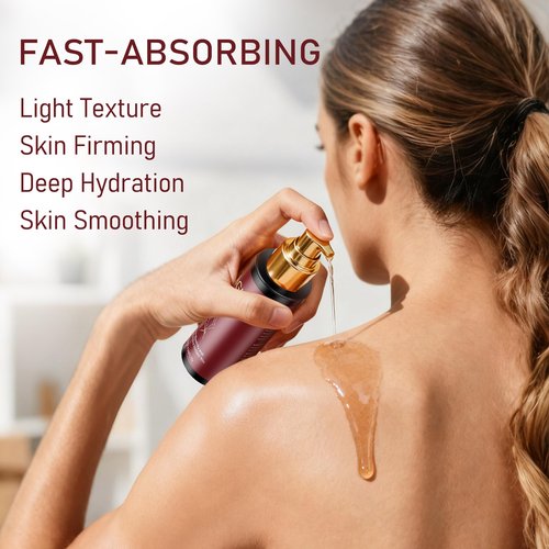 Trihood Body Firming Oil – Nourishing & Hydrating Dry Oil with Vitamin E & Natural Oils, Fast-Absorbing Serum for Crepe Skin, Helps Improve Elasticity & Smooth Skin Appearance, Full Body Care, 120ML