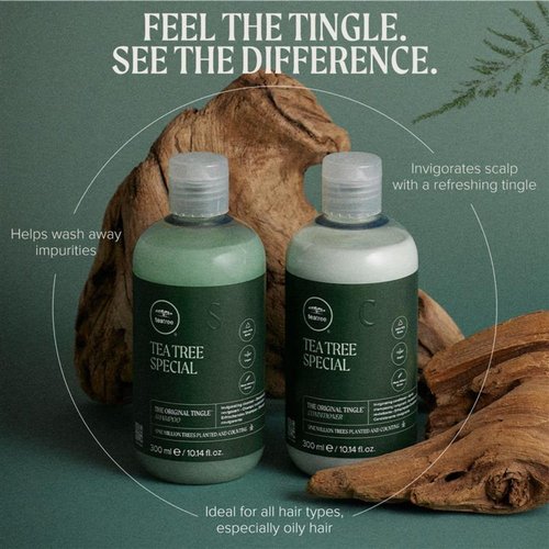 Tea Tree Special Shampoo, Deep Cleans, Refreshes Scalp, For All Hair Types, Especially Oily Hair, 16.9 fl. oz.