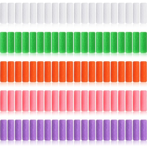100 Pieces Aligner for Aligner Chompers Aligner Trays Seater Orthodontic Dental Aligner, White Green Orange Pink and Purple