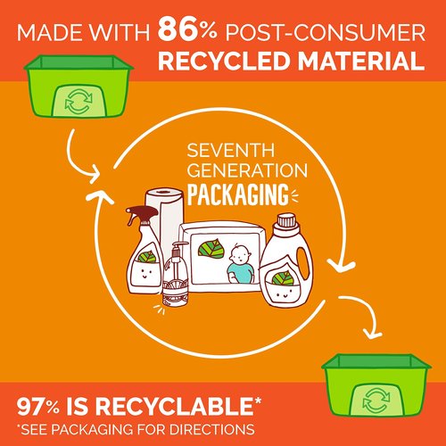 Seventh Generation Hand Soap, Mandarin Orange & Grapefruit , 12 Fl Oz (Pack of 8) - (Packaging May Vary)