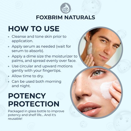 Ocean Mineral Facial Moisturizer - Vegan - Natural & Organic Face Lotion for Women Daily Use - Sensitive Oily Dry and Other Skin Types - Anti Aging Hydrating - Seaweed Bio-Complex 2 oz