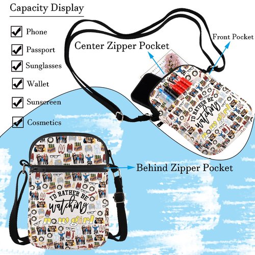 WCGXKO TV Show Inspired Zipper Travel Bag For Mom Sister Best Friend Wife Aunt（w new CR）