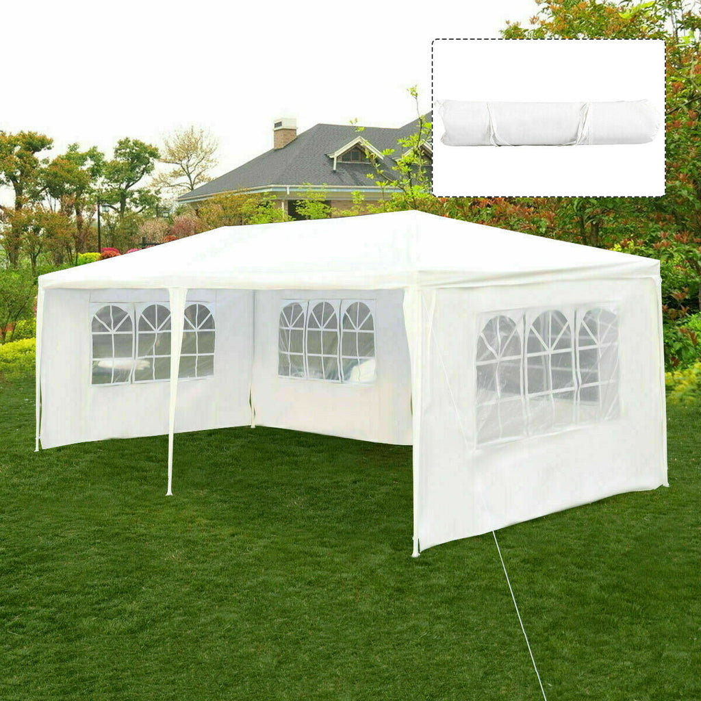 10 x 20 Feet Outdoor Canopy Tent with 4 Sidewalls & Carry Bag