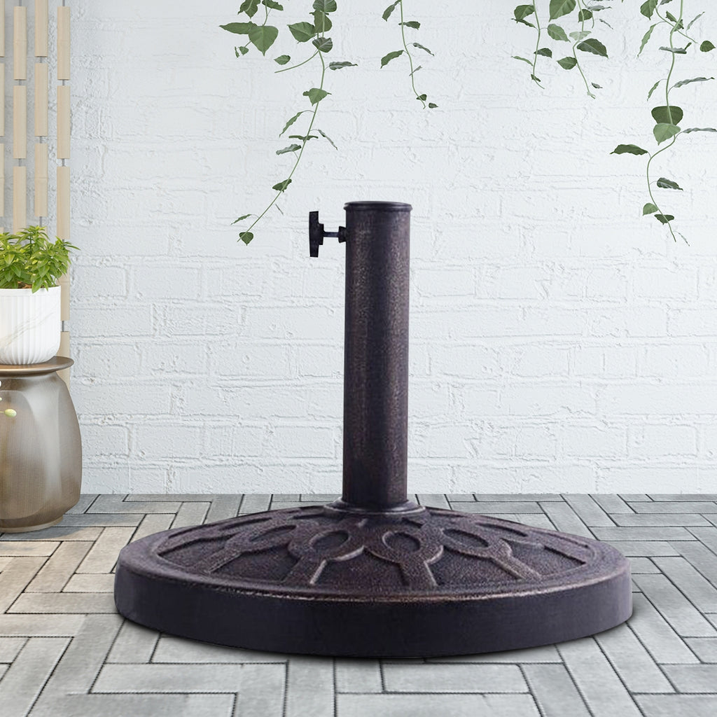 30 lbs Outdoor Umbrella Base - 18 Inch Round