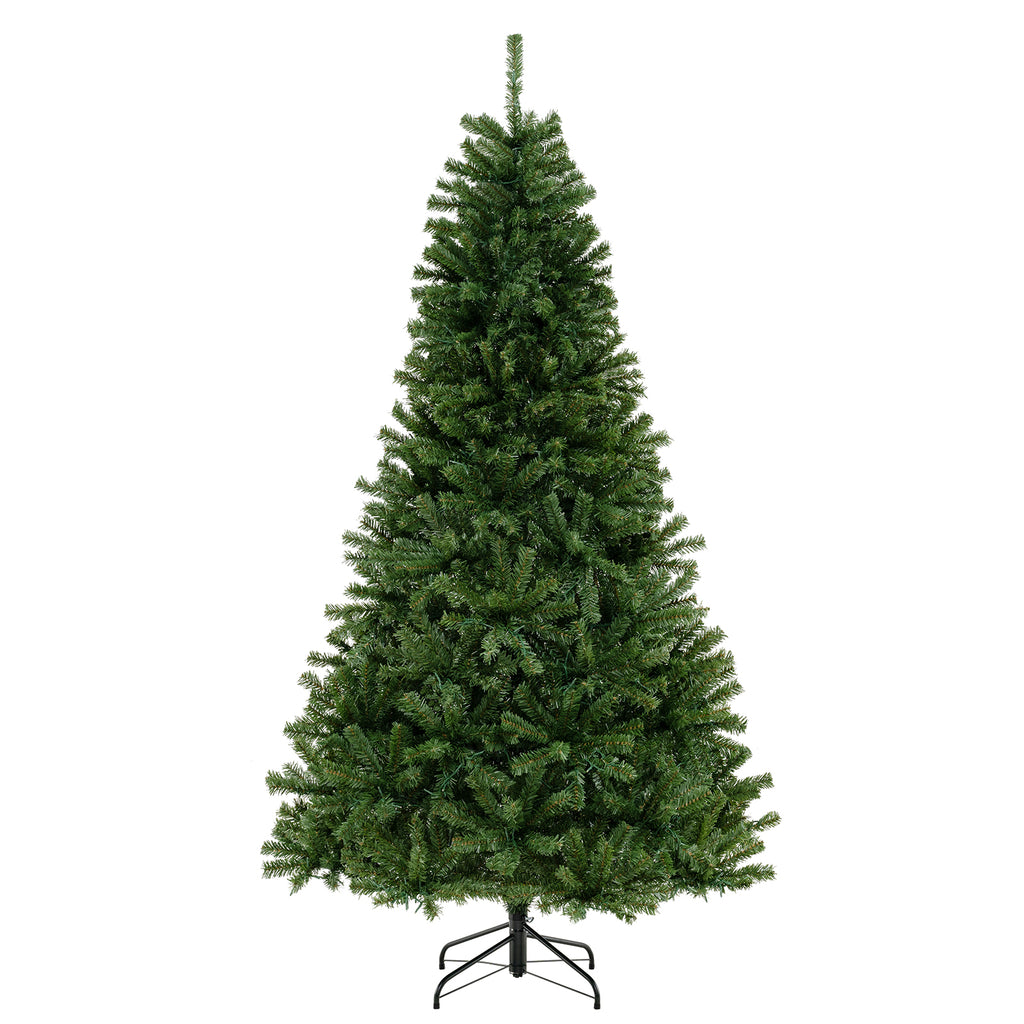6 Ft Pre-Lit Artificial Christmas Tree with Remote LED Lights, Full Tips