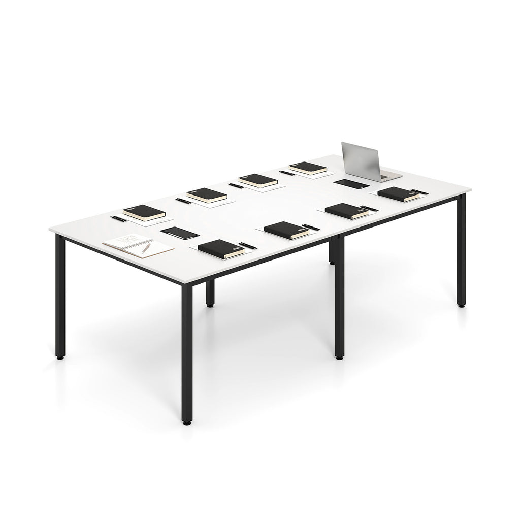 8 Feet Conference Room Table Large Meeting Seats up to 10 People