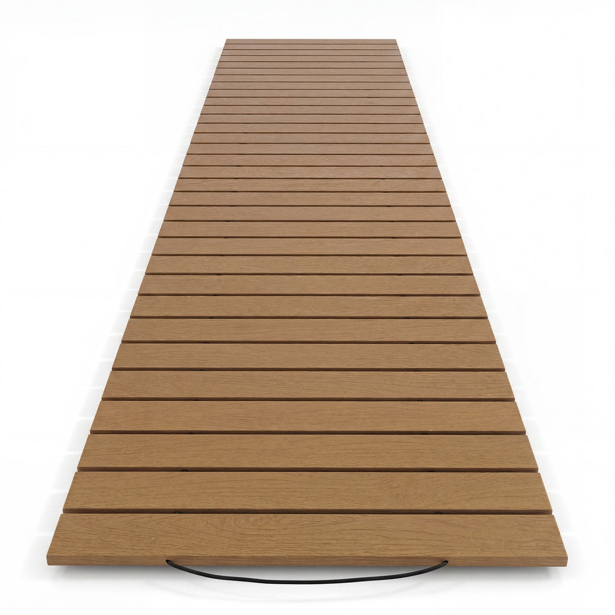 Brown 8ft Outdoor Pathway Roll-Out Patio Boardwalk - Foldable, Anti-Slip, Durable