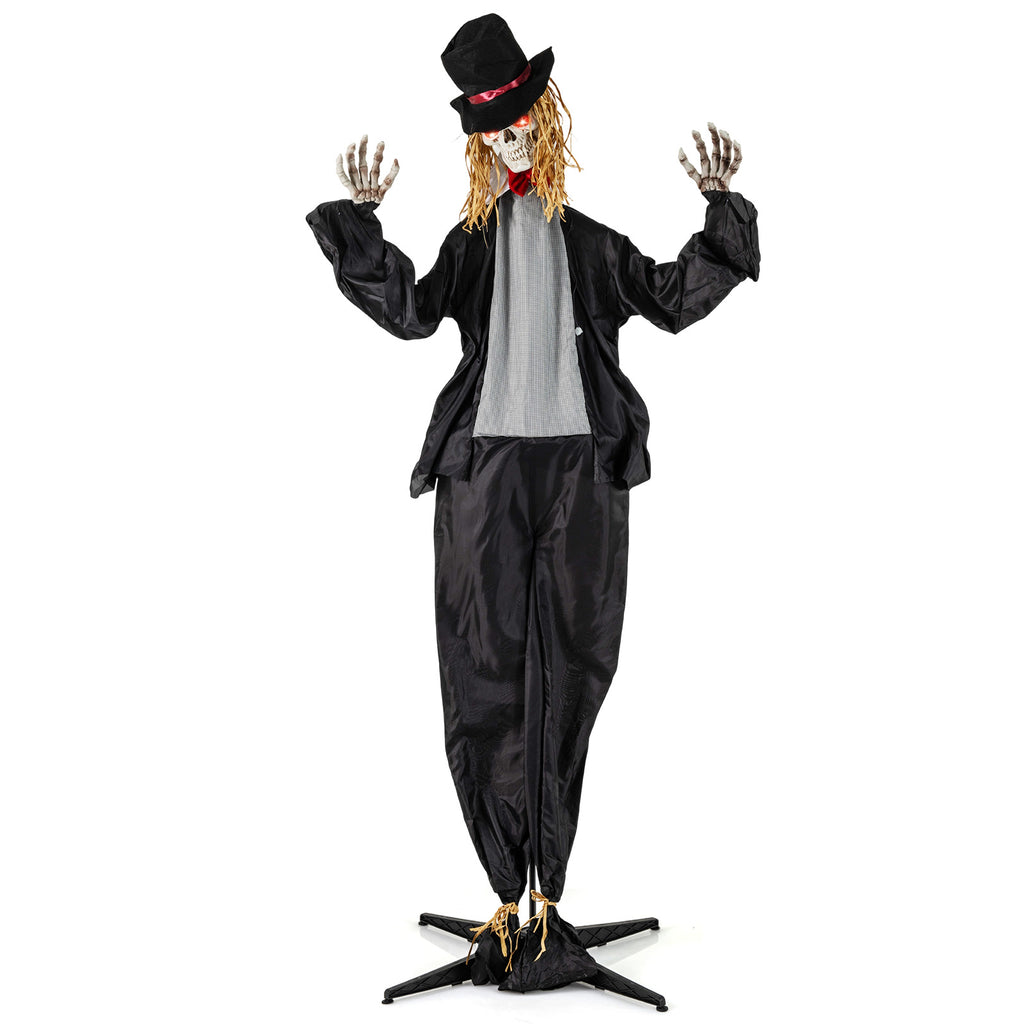 Halloween Animatronic Standing Bride 7.2 FT Haunted House Decoration - Bride Variation