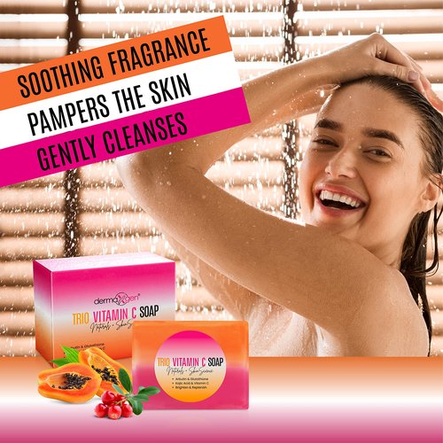 DERMAXGEN Organic Kojic acid & Vitamin C Soap Bar | Arbutin, Glutathione | Advanced Glowing formula, Replenish, & Radiant Skin | Pure Natural Pigmentation For Face & Body Cleanser - 5 OZ Each| (6)