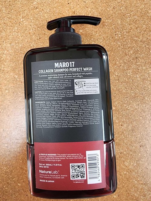 MARO17 Japan's #1 Collagen Shampoo Perfect Wash & Conditioner Duo - Moisturizing, Hair Thickening Shampoo & Conditioner Set - Cleanses Dirt & Regenerate Collagen to Support Healthy Scalp & Fuller Hair