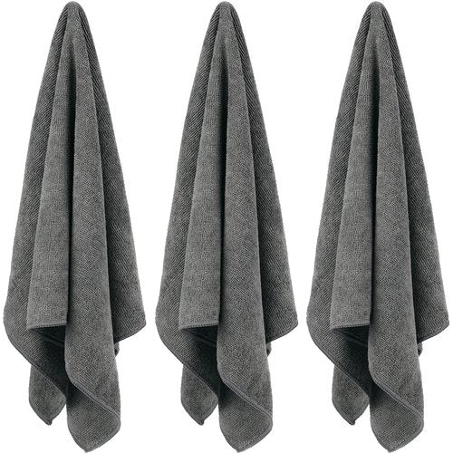 Shimeyao 26 Pack Salon Bleach Proof Towels Highly Absorbent Hair Towels Hand Facial Cloths Bleach Resistant for Salon Barber Spa Beauty Bath Hair Stylist(Gray,16 x 29 Inch)