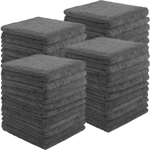 Shimeyao 26 Pack Salon Bleach Proof Towels Highly Absorbent Hair Towels Hand Facial Cloths Bleach Resistant for Salon Barber Spa Beauty Bath Hair Stylist(Gray,16 x 29 Inch)