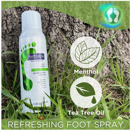 FOOTLOGIX Foot Deodorant Spray, 4.23 Fl Oz