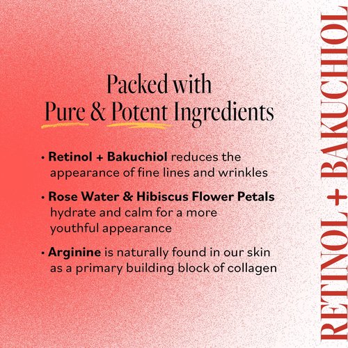 Derma E Retinol + Bakuchiol Under Eye Patches (30 Pairs) Non-Irritating, Line Smoothing Hydro Gel Eye Patches with Rose Water & Real Hibiscus Petals, Helps Reduce Fine Lines, Crow's Feet, 60ct