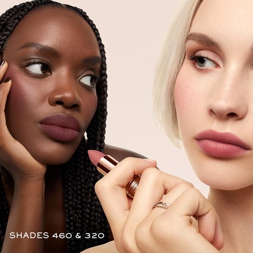 Lancôme L'Absolu Rouge Intimatte Hydrating Matte Lipstick - Buildable & Lightweight Formula with a Soft Matte Finish - Up To 12HR Comfort- 320 Hush Hush: cool mauvey nude
