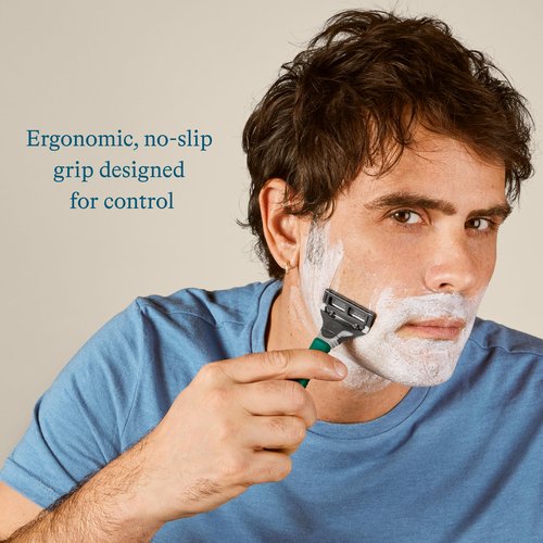 Harry's Razors for Men - Men's Razor Set with 5 Razor Blade Refills, Travel Blade Cover, 2 oz Shave Gel (Sage) & Post Shave - Post Shave Balm for Men - 3.4 Fl Oz (Pack of 2) (packaging may vary)