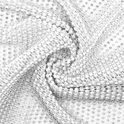 Eilova Orityle Sparkly Rhinestone Mesh Headband Crystal Head Scarf Kerchiefs Turban Party Nightclub Rave Edge Hair Bandana