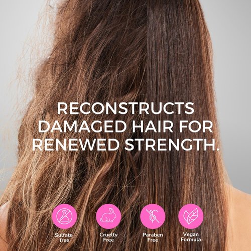 KERAZON Intensive Brazilian Hair BTX Smoothing Treatment 8oz 236ml For All Hair Types, Thermal Activated Hair Mask Damaged Hair and Long Lasting Volume And Frizz Control