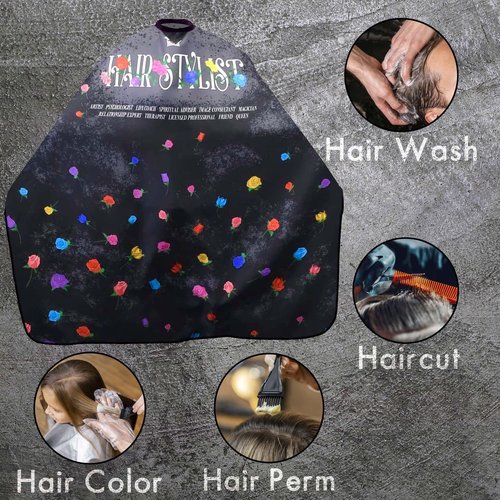 Hair Stylist Cape King Midas Salon Cape Water Proof, Snap Closure, Extra Long Length