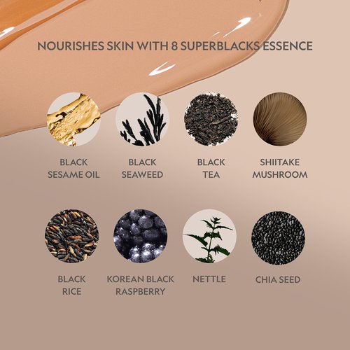 YENSA Serum Foundation Makeup - Super Silk Full Coverage Foundation Enriched with Peptides, Vitamin C & Ferulic Acid to Help Reduce Fine Lines, Wrinkles & Dark Circles - Tan 1 (1 oz)