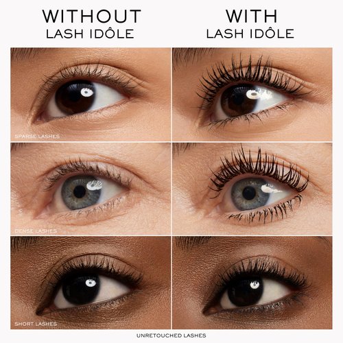 Lancôme Cils Booster XL Mascara Primer & Lash Idôle Black Mascara Duo - Lash-Lifting & Priming Travel Size Makeup Set - For Lifted, Lengthened & Voluminous Lashes