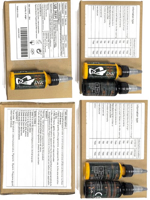 BAODELI Tattoo Ink Set Professional - 14 Colors 1oz (30ml) Vegan-Friendly Pigment Ink Supplies,Tattoo Inks Vegan TI4002-30-14