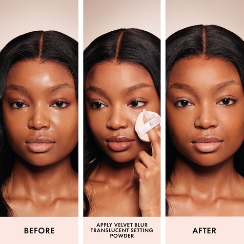 ICONIC LONDON Velvet Blur Translucent Setting Powder | Velvet Finish, Easy Application, Cruelty-Free, Vegan Makeup