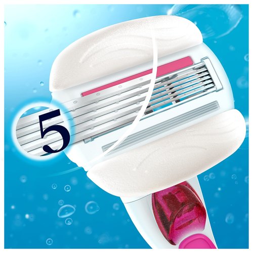 Gillette Venus ComfortGlide with Olay Sugarberry Women's Razor Blade Refills, 6 Count (Packaging may vary)