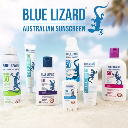 Blue Lizard Australian Sunscreen Sheer Lotion Body, SPF 50+ 3 oz.
