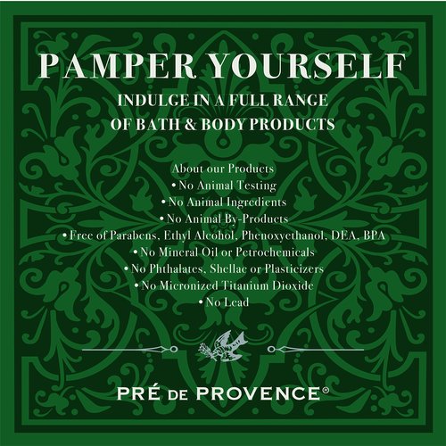 Pre de Provence Bergamot & Thyme Men's Fragrance Collection, Shave Soap in Tin, 150 G