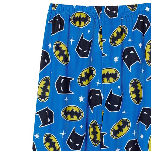 BATMAN Boys Pajamas for Kids | 4 Piece Sleepwear Sets for Boys Pajama Bottoms and Sleep Shirts for Big Boy and Toddlers Blue-grey