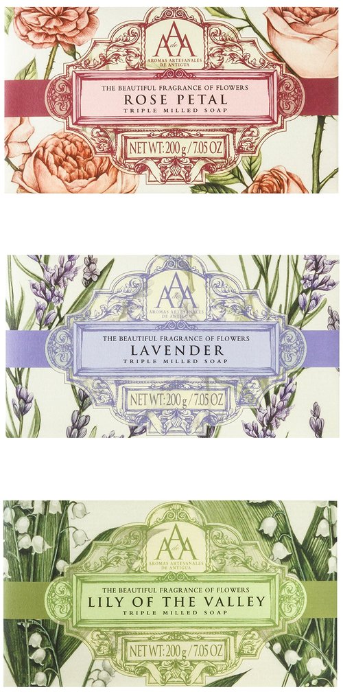 AAA by Somerset Floral soap set by somerset, 7.05 Fl Oz (92903)