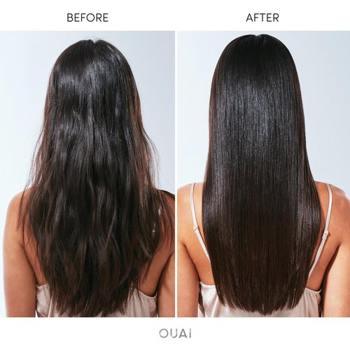 OUAI Hair Gloss - In-Shower Shiny Hair Treatment & Glaze with Frizz Control - Heat Protectant Infused with Hyaluronic Acid, Rice Water & Panthenol - Paraben, Phthalate & Sulfate Free (6 Oz)