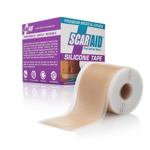 ScarAid Silicone Scar Gel Stick, Silicone Scar Gel Tape, & Silicone Scar Gel Strips