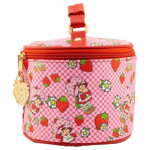 Strawberry Shortcake Makeup Bag – Makeup Organizer, Travel Toiletry Bag for Women & Girls | Cute Cosmetic Bag, Train Case for Kids, Travel Bag, Toiletry Bag for Women, Make up Storage | Ages 3+