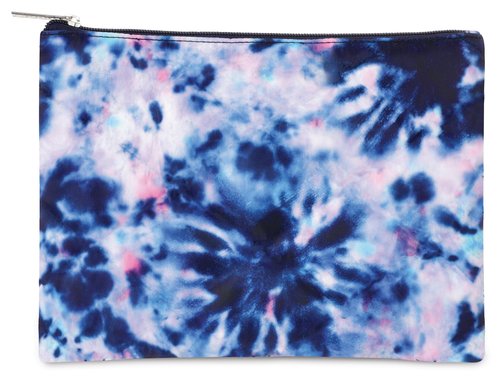 iscream 3-Piece Large, Medium and Small Bag Set for Toiletry and Cosmetic Storage and Travel - Night Tie Dye