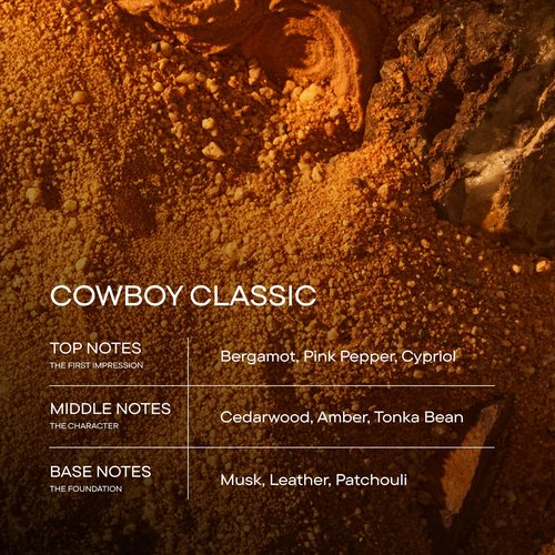Harry's Cowboy Classic Men's Cologne - Woody Amber Scent - 1.7 fl oz - Notes of Bergamot, Cedarwood & Musk - Long-Lasting Eau de Parfum Men's Fragrance