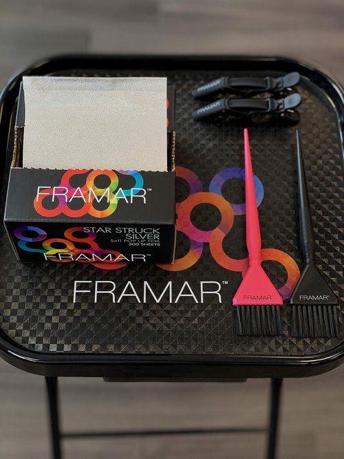 Framar Star Struck Silver Pop Up Hair Foil - Party Animal Pop Up Aluminum Foil Sheets