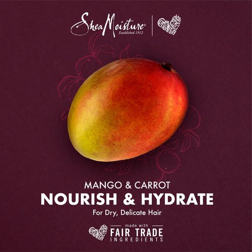 SheaMoisture KIDS Shampoo and Conditioner Set, Extra-Nourishing Mango & Carrot + Coconut & Hibiscus Detangler Spray for KIDS, 8 Fl Oz (3 Piece Set)