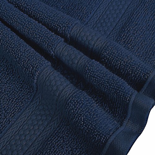 A1HC Wash Cloths Set (13x13 Inches), 500 GSM 100% Ring Spun Cotton, OEKO-TEX Green Certified, Zero Twist, Ultra Soft, Quick Dry & Highly Absorbent, Soft Washcloths (Mood Indigo, 12 Piece Wash Cloth)