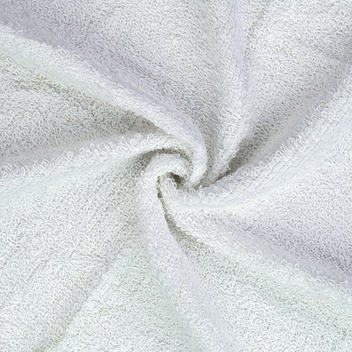 DecorRack 20 Pack 100% Cotton Wash Cloth, Luxurious Soft, 12 x 12 inch Ultra Absorbent, Machine Washable Premium Quality Washcloths, White (20 Pack)