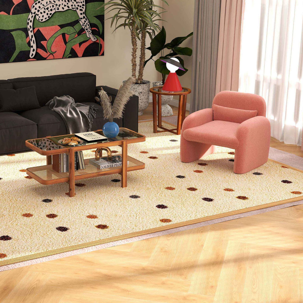 Modern Living Room Furniture Set - Bookcase, Coffee Table, End Table, Chair