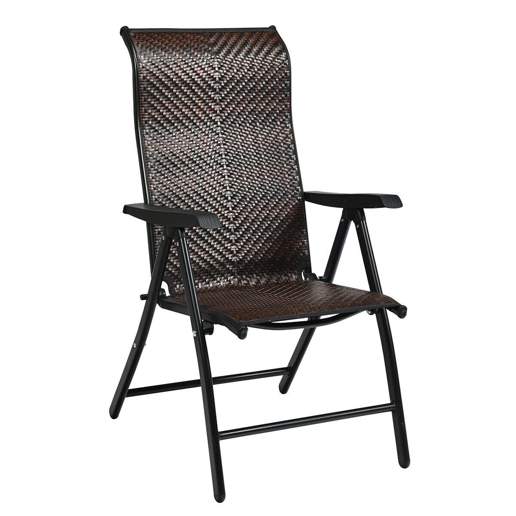 Stackable Patio Dining Chairs Set of 2 - Navy Fabric